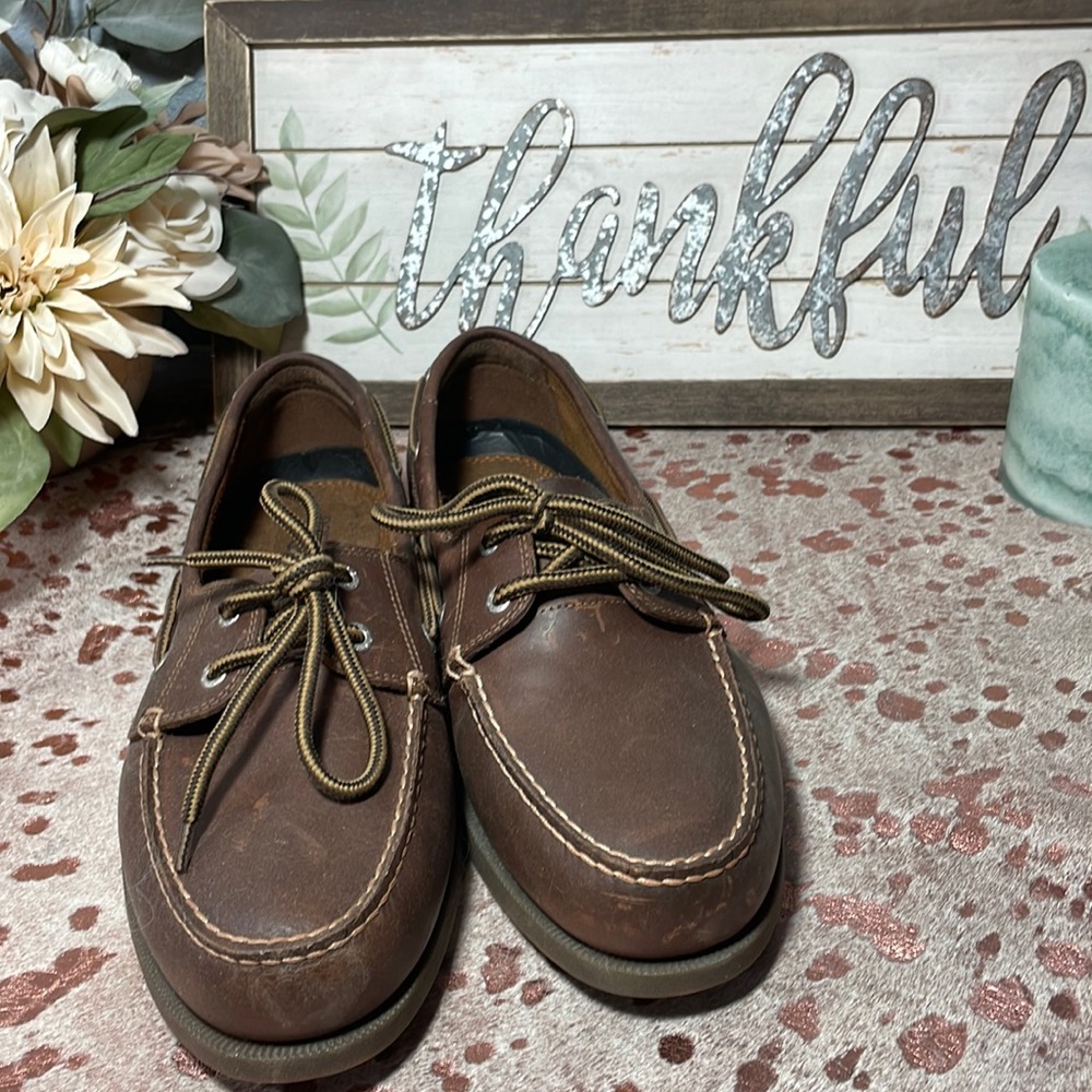 Mens dockers leather loafers